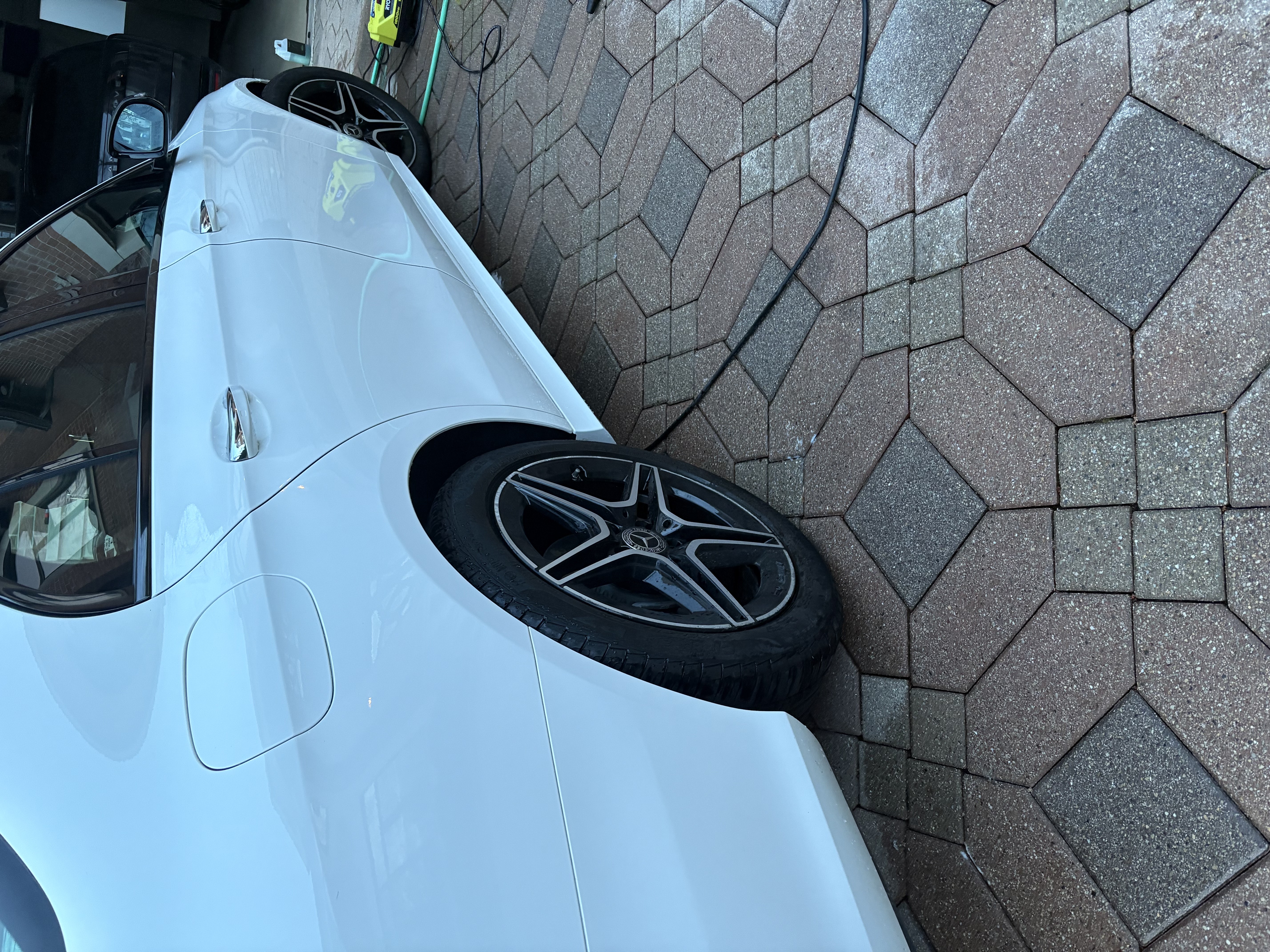 Mercedes E350 side profile
