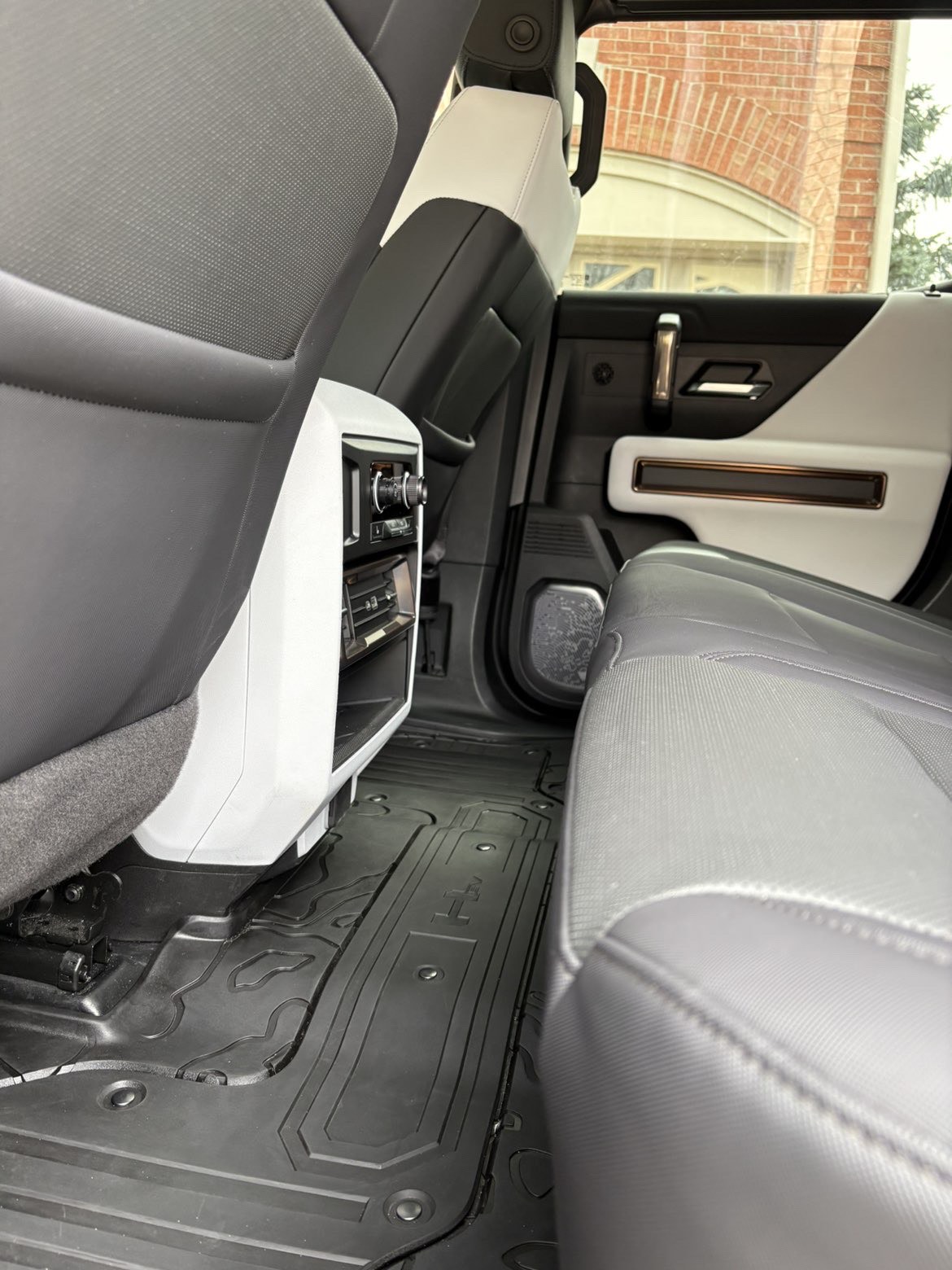 GMC Hummer EV rear seats