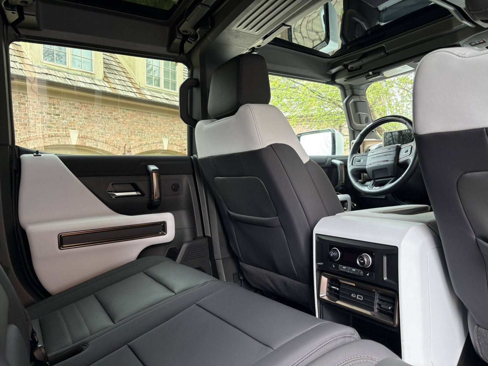 GMC Hummer EV rear cabin